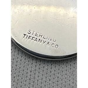 Authentic Tiffany & Co Sterling Silver Round Disc Charm
